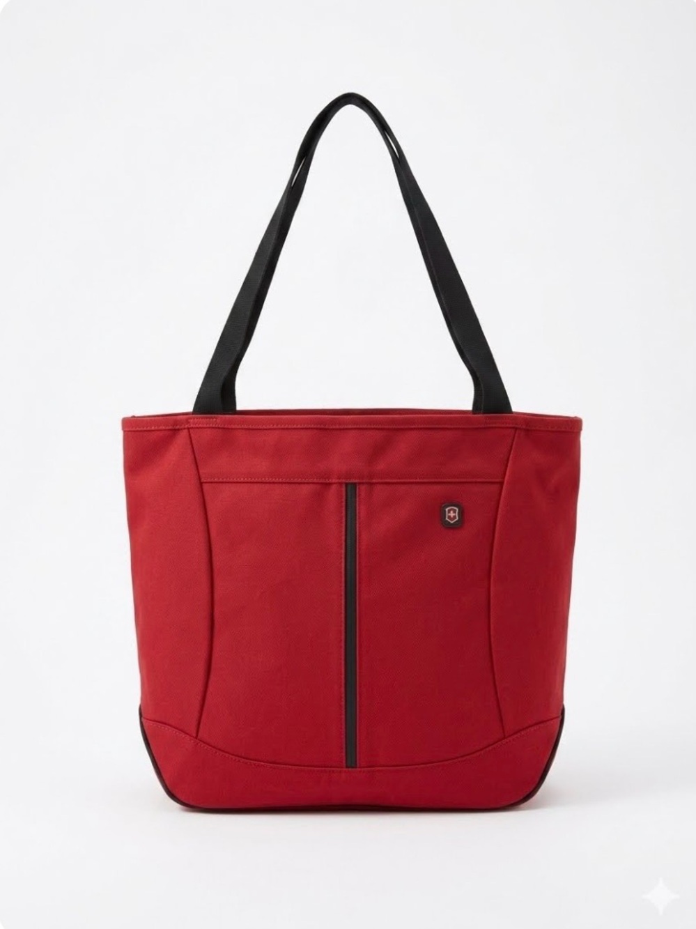 👜Victorinox Red Tote Bag with Black Straps